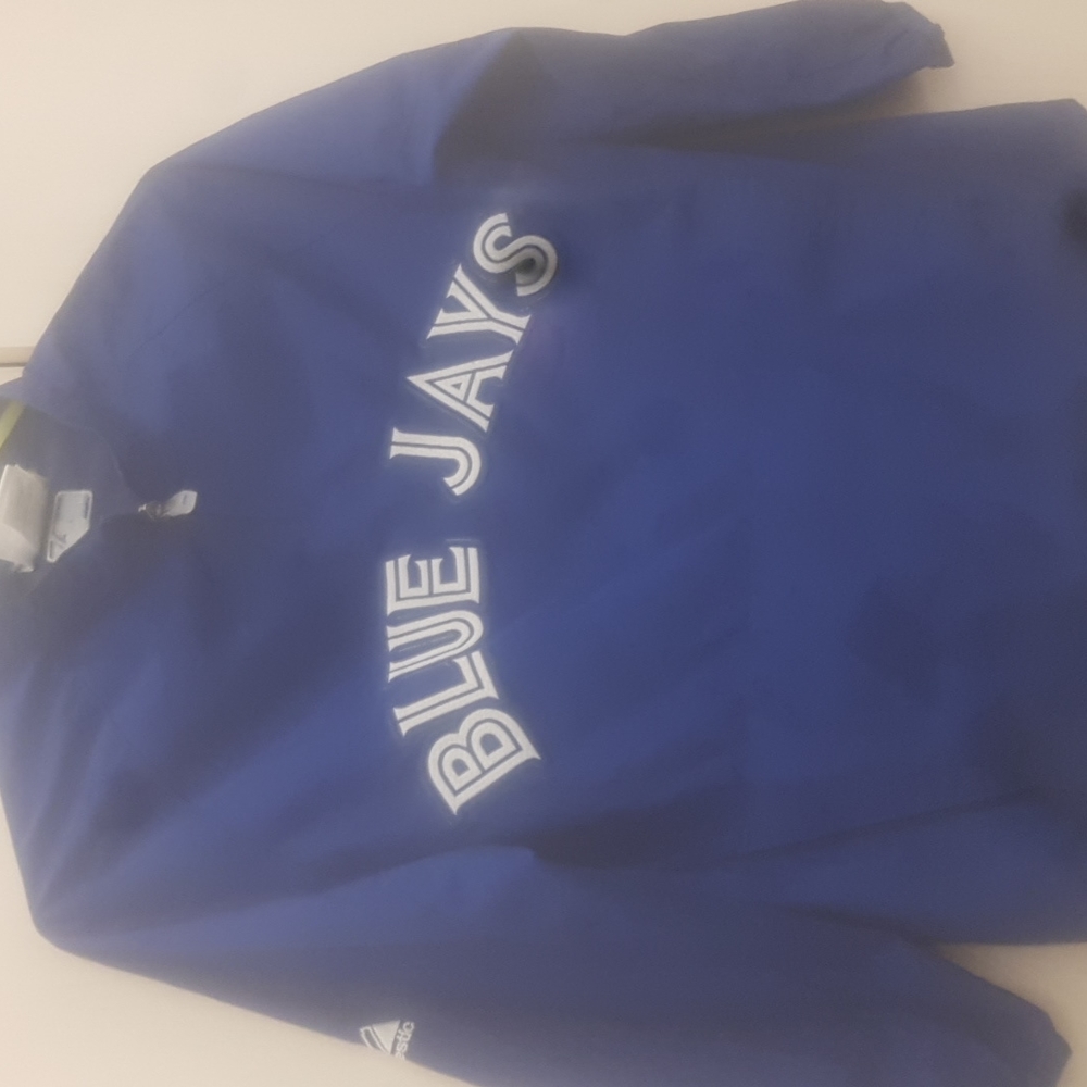Authentic Partial zip Windbreaker
